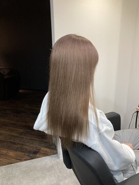 ラフ 難波店(LAFF) #黒髪#ボブルフ#ネビージュ#小顔#ワンレン