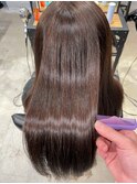 美髪矯正、酸性縮毛矯正、艶ストレート、髪質改善ストレート