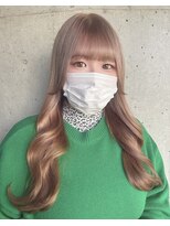 ガルボ ヘアー(garbo hair) #高知 #美容室 #ホワイト #ベージュ #ブリーチ #10代 #20代