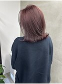 ヴァイオレットピンク 全頭ブリーチ