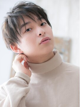 メンズヘア ビーセカンド 草加店(MENS HAIR B-2) 好感度大シースルーバングのさわやかマニッュシュT草加