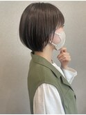 縮毛×まるみショート
