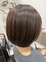 ヘアアンドメイク 心座(hair&make) クールなアッシュミニボブ