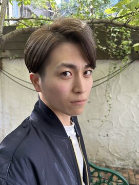 ピークアブー 表参道(PEEK-A-BOO) メンズハイライト/サイドパート/ハンサムショート