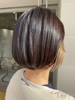 ジェムバイアルテフィーチェ(gem by artefice)&nbsp;インナーカラー×ふんわりボブ