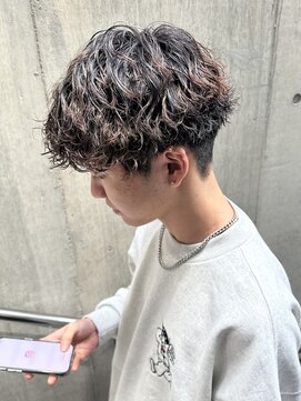 フレイム(FLAME) 【FLAME 天文館】波巻きスパイラルパーマ×マッシュヘア