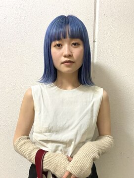 ザ ライト(THE RHYET) ブルー外ハネボブ