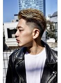 短髪ショートツーブロック束感アップバング