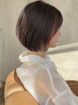 アフロート ルヴア(AFLOAT RUVUA) みねスタイル♪ 前下がり ひし形 ショートボブ 30代 40代 50代