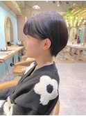 イメチェン外ハネボブ美髪ワイドバングレイヤーショート/大宮