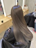 ジーナ 渋谷駅前(Zina)&nbsp;オリーブグレージュ×レイヤーカット