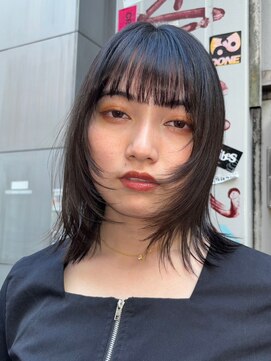 ノイ(noi) 顔周りレイヤーカットくびれヘアミルクティーベージュカラー