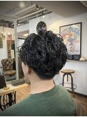 オシャレ度UP！メンズランダムパーマ