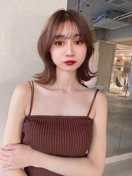 ジーナリア(Xena ria) 《袴田》くびれボブ/シルキーベージュ