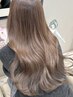 【透明感カラーなら佐々木指名】ブリーチなしダブルカラー￥19800→16280