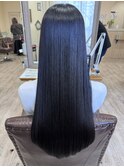 極上髪質改善/美髪ストレート/ブルーブラック
