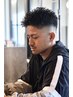 スキンフェード(眉カット付)￥6600 【最終受付21時/電話予約のみ※日曜除く】
