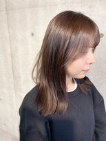 エンドット(en.)&nbsp;ショコラグレージュ&顔周りカット　担当寺尾