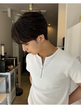 カーラ(kalah) メンズヘアセンターパート10代20代韓国ヘア髪質改善