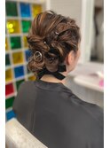 パーティーヘアセットWEDDING