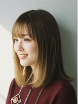 ライクバイコトナ 越谷(RIKE by kotona)&nbsp;可愛いミディアムヘアー/ココアブラウン/白髪染め/髪質改善/越谷