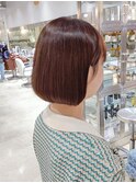 冬の韓国風◎タッセルストレートボブ×シースルー