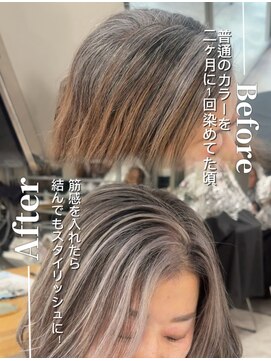 レディアル 大宮(REDEAL ope.) 白髪ぼかしハイライト / ハイライト