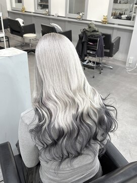 シェイロ(Cielro) 【ホワイトハイトーン×ブラックエンドカラー】SAKI