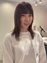 サンデイズド(SUNDAZED)&nbsp;透明感オレンジブラウン/髪質改善カラー/ミディアム