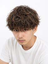ノイセル(Noisyle)&nbsp;MEN’S HAIR/サーフカール/刈り上げセンターパート/北堀江M