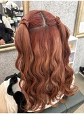 編み上げハーフツイン