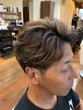 スパイスシー(spice_c) 大人ショート×ハイライトメッシュ
