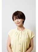 40代50代ショートヘア/白髪ぼかし/白髪染め/リタッチ/仙川