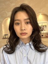 オアシスアヴェダ ザ・ペニンシュラ東京(OASIS AVEDA)&nbsp;#セミロング・ゆるふわウェーブ・くせ毛風パーマ20代30代銀座