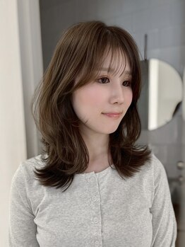 マッシュ 天王寺あべの(MASHU)の写真/《ケア×カラー》ダメージレスMASHUカラーで艷めく髪の毛に