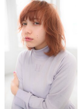 アリー 原宿 表参道(ALLY) [ALLY阿部]人気のピンクベージュ×カジュアルボブ