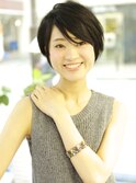 前下がり☆耳かけショートボブ