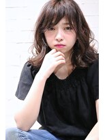 ホラン(HoLan)&nbsp;【HoLan】ウザバングxセミウエット☆ダークグレージュ耳かけ♪