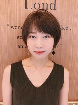 ロンド パルティール 大宮(Lond partir) 【石田勇士郎】小顔ブランジュワンサイドショートグラデーション