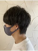マッシュウルフ|メンズウルフ|マッシュ|ツーブロック|ショート