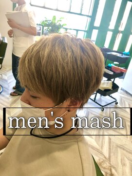 ネバーランド(NEVERLAND) never land 亀井担当 ブロンドマッシュ