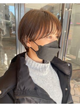 レンク(LENC) マッシュショート　ベージュ