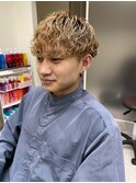 メンズブリーチパーマ