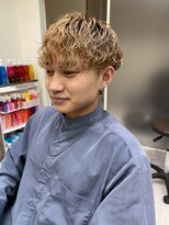 アローム(alom) メンズブリーチパーマ