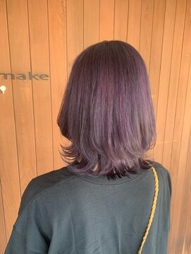 ヘアメイク ジール 羽黒店 ラベンダーウルフ