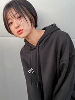 バランス ヘアーアンドアイラッシュ 野田店(balance.) ショートボブ×顔周りインナーカラー