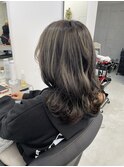 白髪ぼかしハイライト