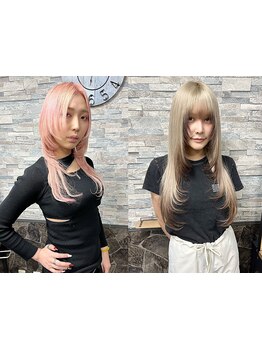 長さを変えずに印象的にイメージを変える韓国スタイル！顔周りに入れたレイヤーで小顔効果も女性らしさも☆