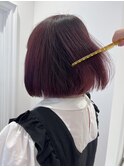 stylist大山【ブリーチなしWカラー】カシスチェリー