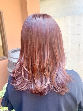 ココカラヘアー ニコ(cococara hair nico) カシスカラー/レイヤー/後れ毛/髪質改善/暖色/艶髪